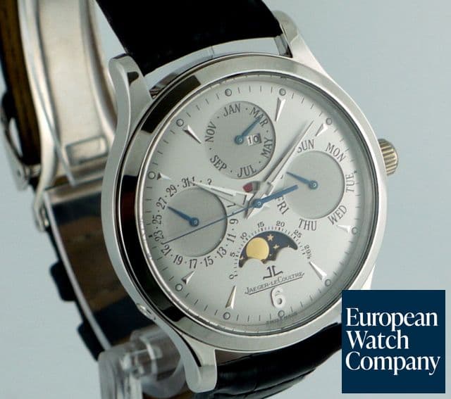 Image of Jaeger LeCoultre Perpetual WG Silver Dial
