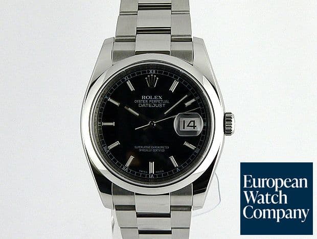 Image of Rolex Datejust Black Index Dial
M Series