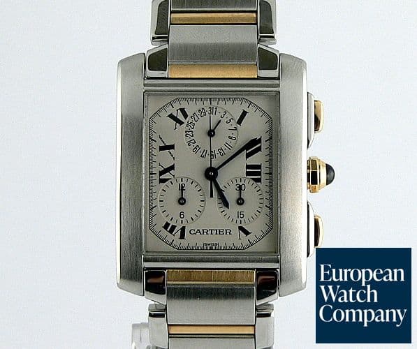 Image of Cartier Tank Francaise Chrono Quartz SS/YG
