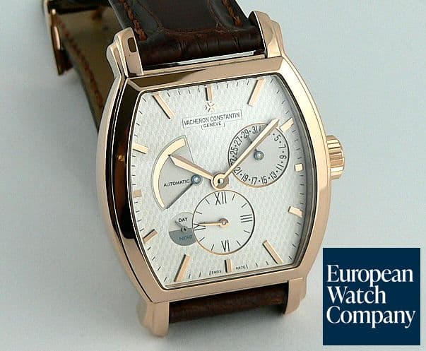 Image of Vacheron Constantin Malte Tonneau Dual Time, 18K Rose