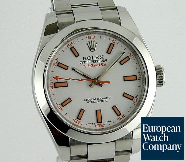 Image of Rolex Milgauss White Dial
SS/SS