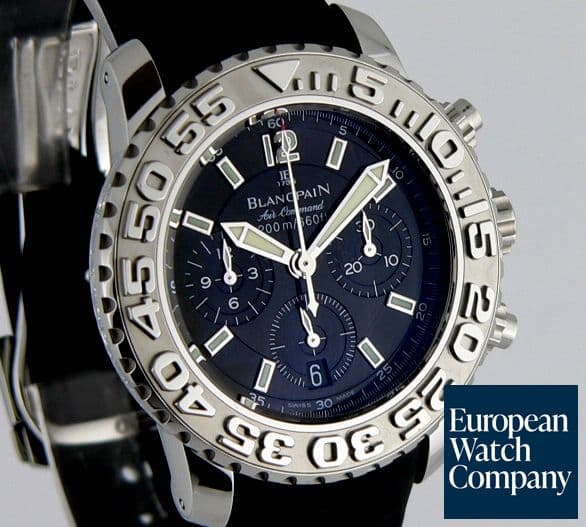 Image of Blancpain Air Command Black
Rubber Strap