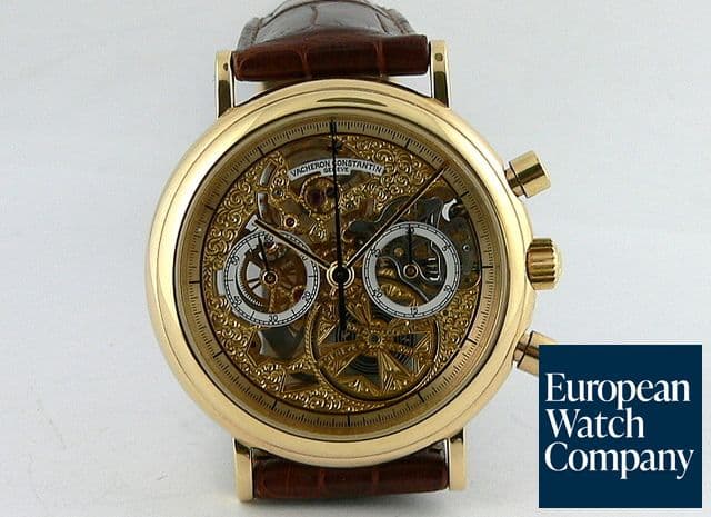 Image of Vacheron Constantin Skeleton Chronograph Yellow Gold