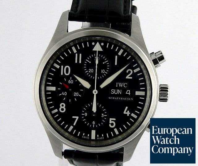 Image of IWC Fliegeruhr Chrono Black Dial 42mm
