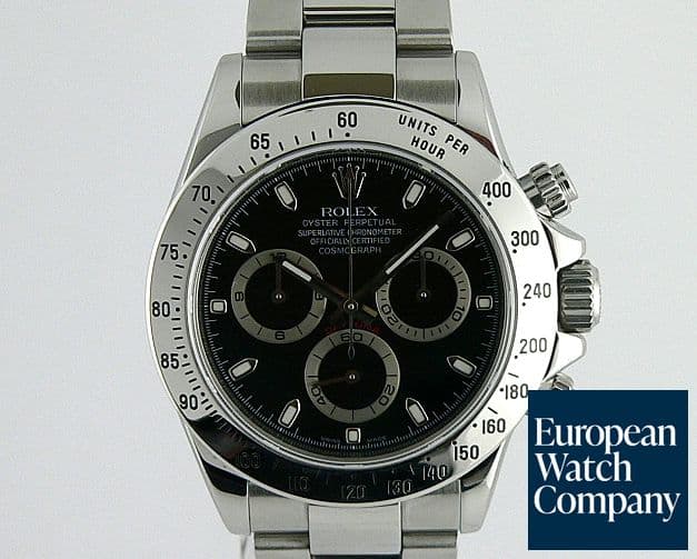 Image of Rolex Daytona SS Black Dial