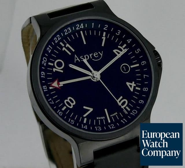 Image of Asprey PEDRO No. 8 Dual Time Auto 
PVD