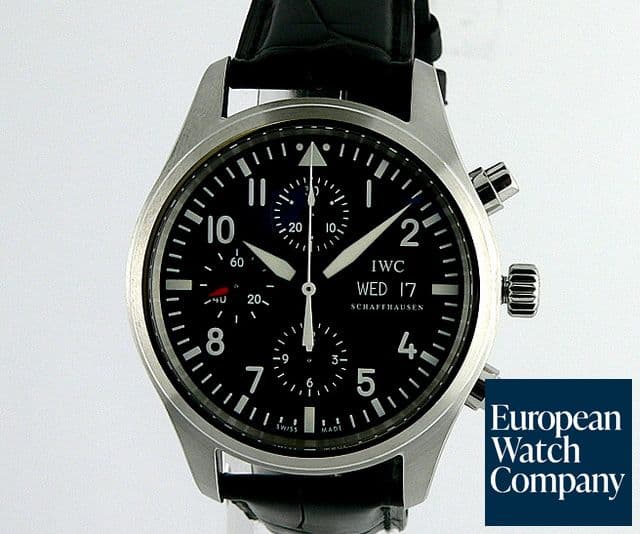 Image of IWC Fliegeruhr Chrono Black Dial 42mm