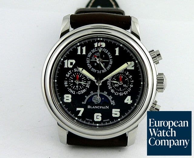 Image of Blancpain 2585 Leman  Perpetual Calendar, Chronograph Steel
