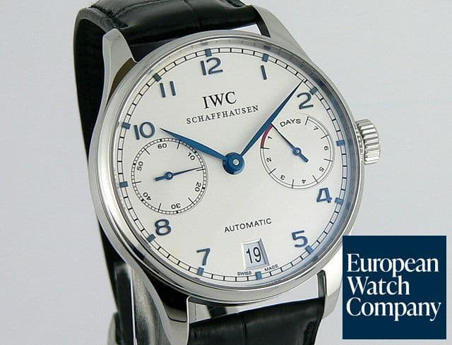 Image of IWC Portugieser 5001 7 Days Steel White