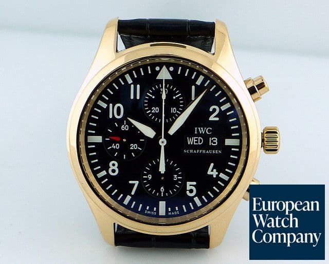 Image of IWC Fliegeruhr Chrono Black Dial 42mm
Rose Gold