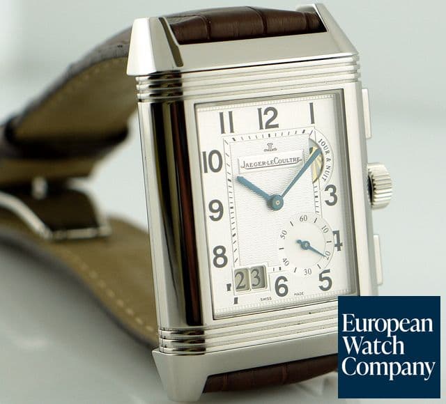 Image of Jaeger LeCoultre Grande GMT Reverso SS/Strap