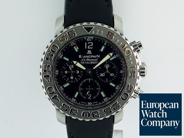 Image of Blancpain Air Command Black
Rubber Strap