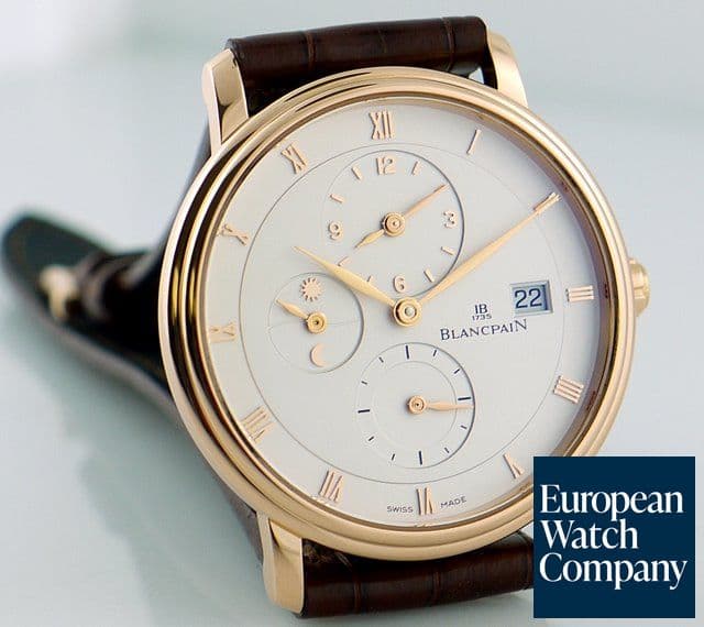 Image of Blancpain Villeret Timezone Rose