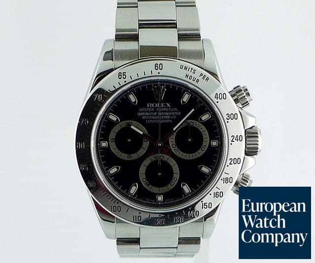Image of Rolex Daytona SS Black Dial