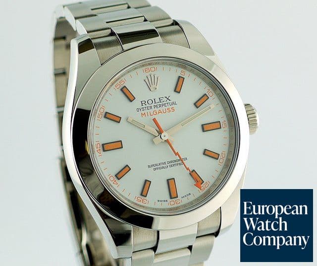 Image of Rolex Milgauss White Dial
SS/SS