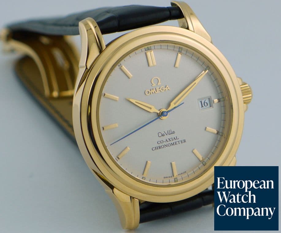 Image of Omega Co Axial Automatic Chronometer, 18K Yellow Gold