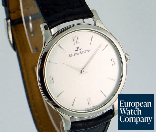 Image of Jaeger LeCoultre Ultra Thin Steel Silver Dial