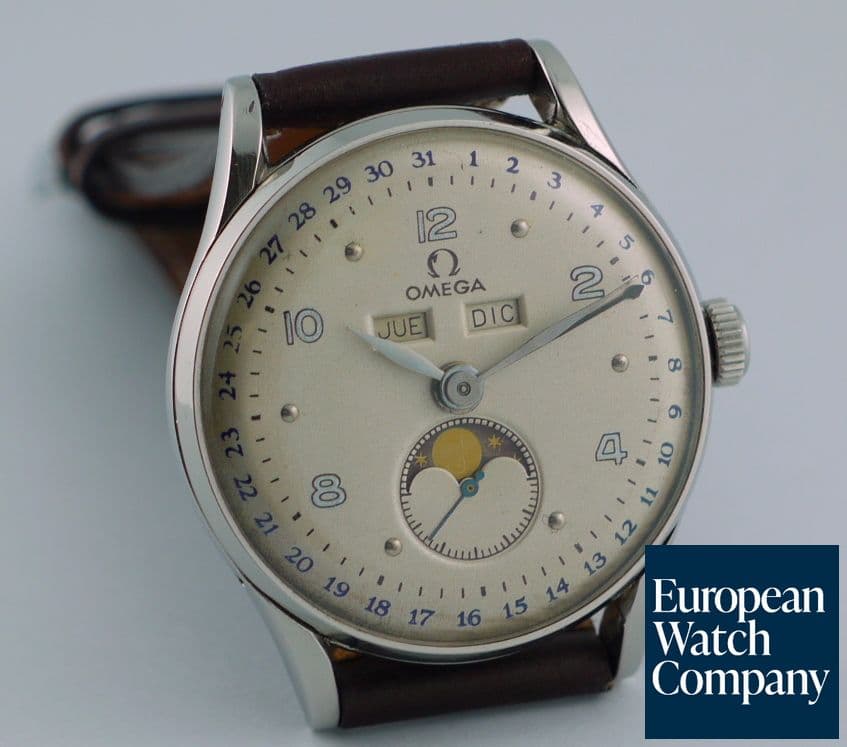Image of Omega Cosmic Triple date Steel Moon
Spanish Calendar