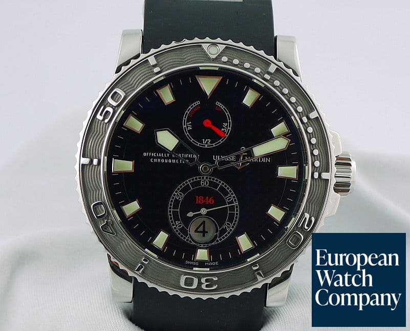 Image of Ulysse Nardin Marine Maxi Diver SS/Rubber
