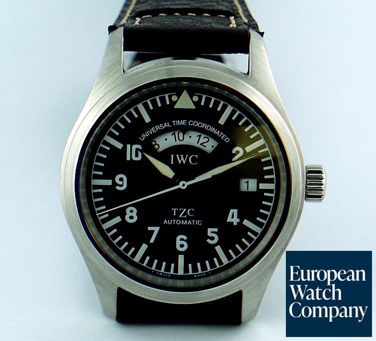 Image of IWC UTC Black Dial Strap