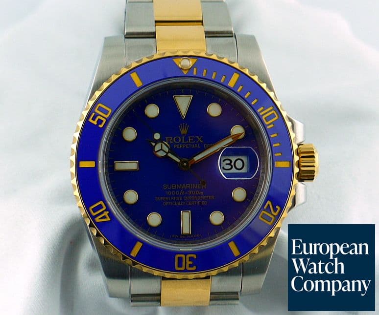Image of Rolex Submariner 2T Blue/Blue