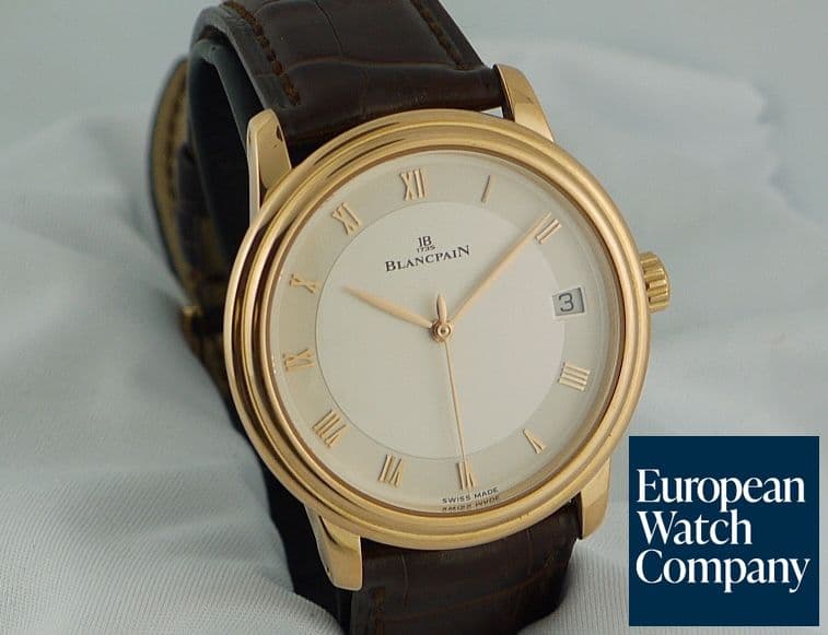 Image of Blancpain Jubilee 18k Rose Ltd