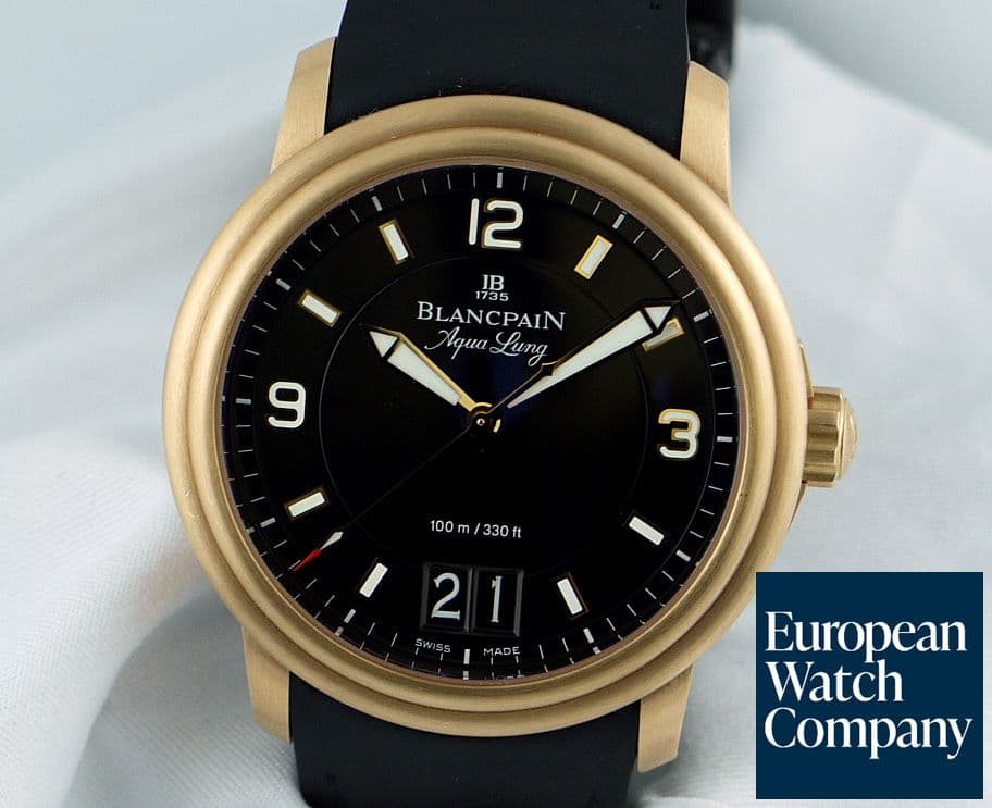 Image of Blancpain Aqualung Rose Rubber