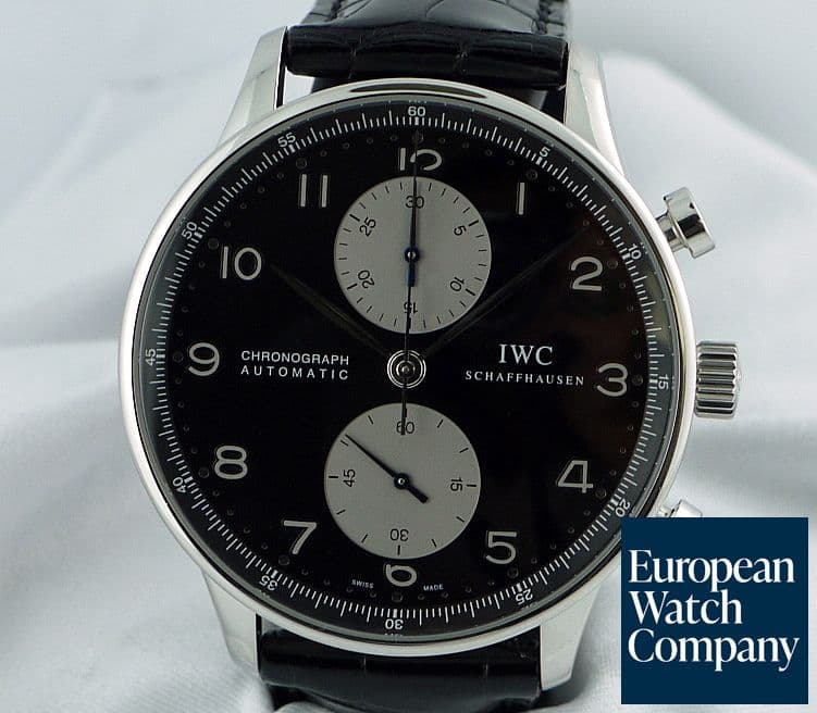 Image of IWC Portugieser Chrono Black Dial
Silver Subdials