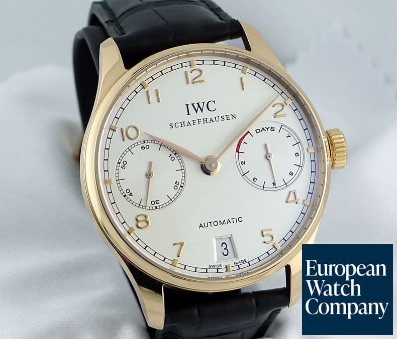 Image of IWC Portugieser 5001 Rose 7 Days