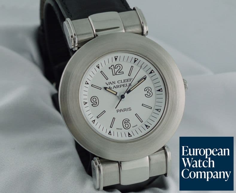 Image of Van Cleef & Arpels Roma SS/White Leather 