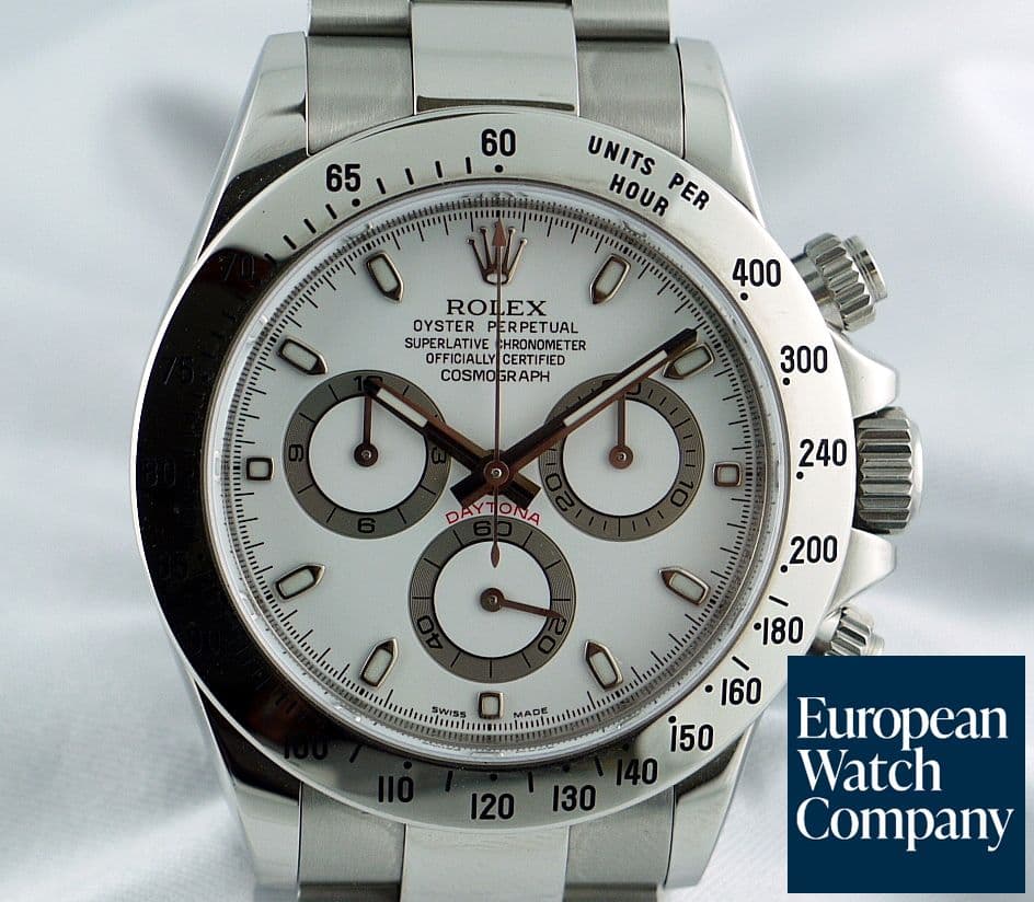 Image of Rolex Daytona SS White Dial