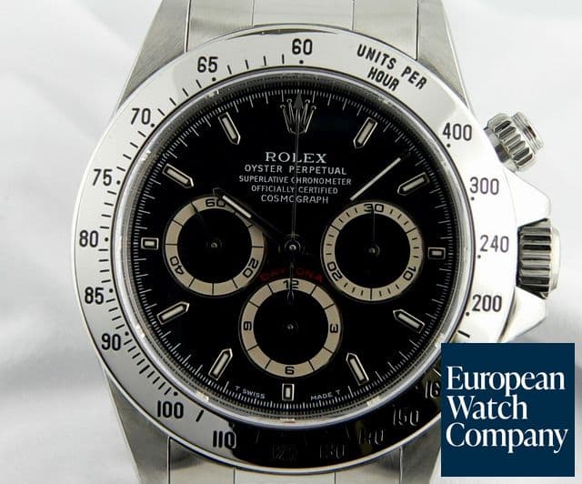 Image of Rolex Daytona SS Black Dial Zenith