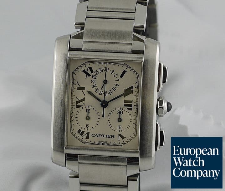 Image of Cartier Tank Francaise Chrono Quartz SS/SS