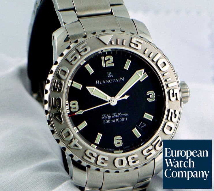 Image of Blancpain Fifty Fathoms Trilogy Collection SS/SS