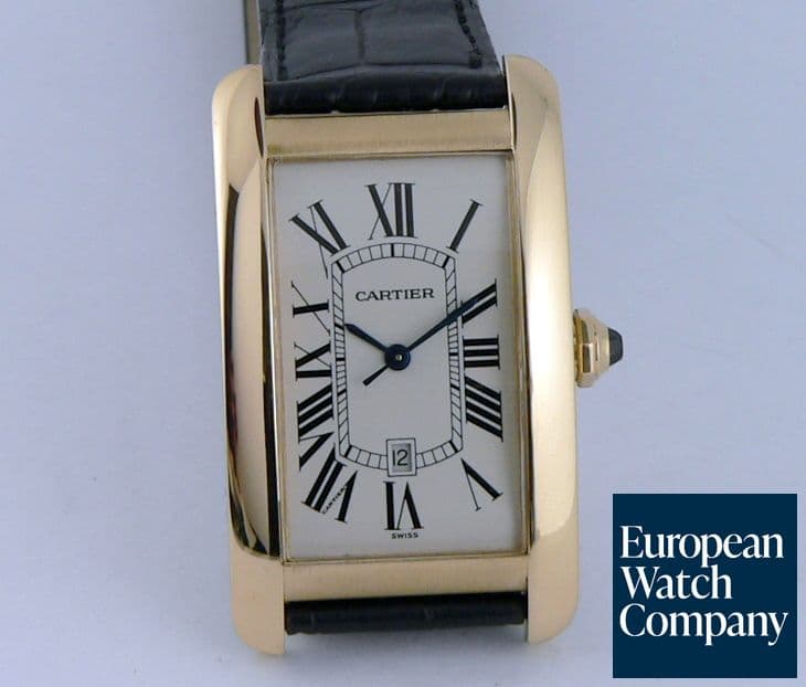 Image of Cartier American Tank YG
