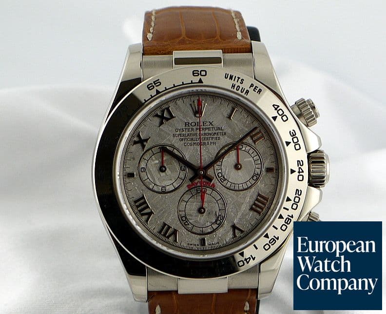 Image of Rolex Daytona WG Strap/ Meteorite dial