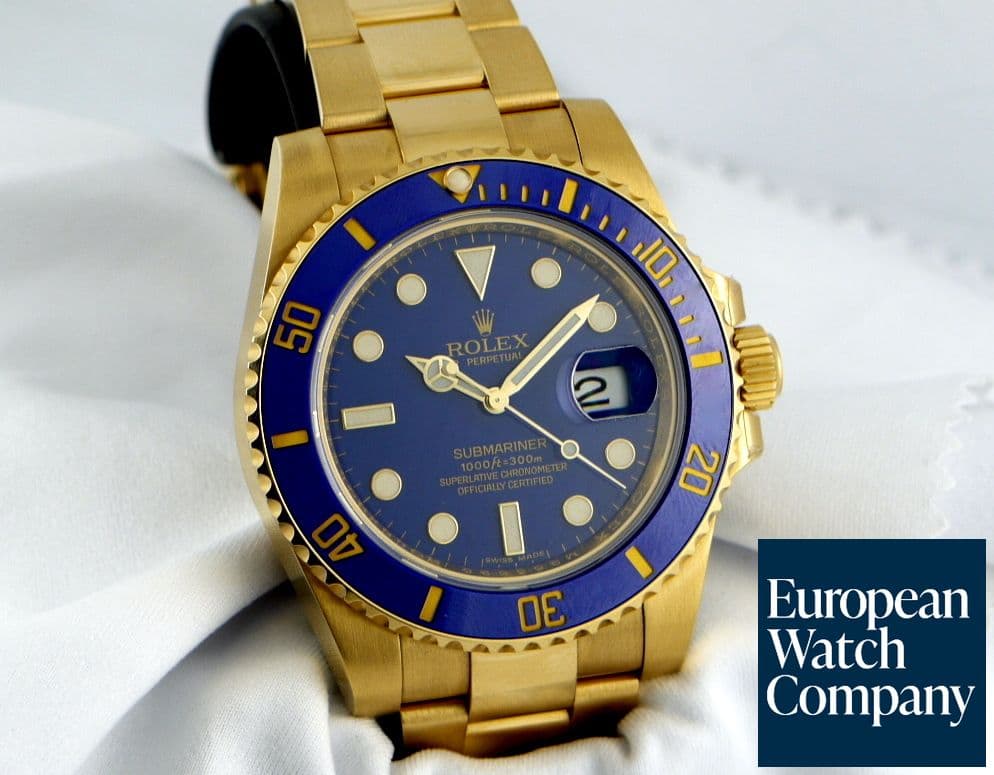 Image of Rolex Submariner Blue
YG/YG