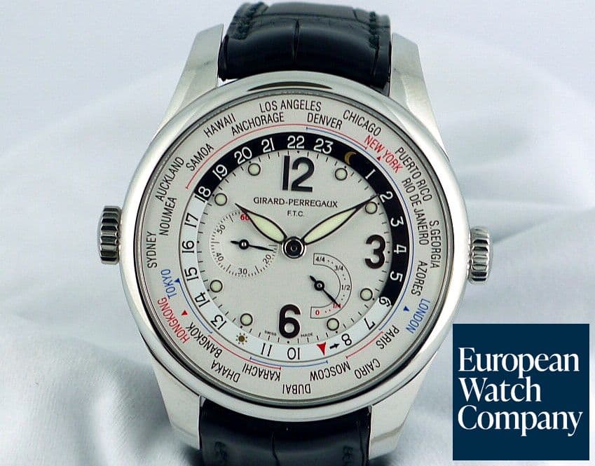 Image of Girard Perregaux World Time WW.TC Power Reserve 
Silver Dial