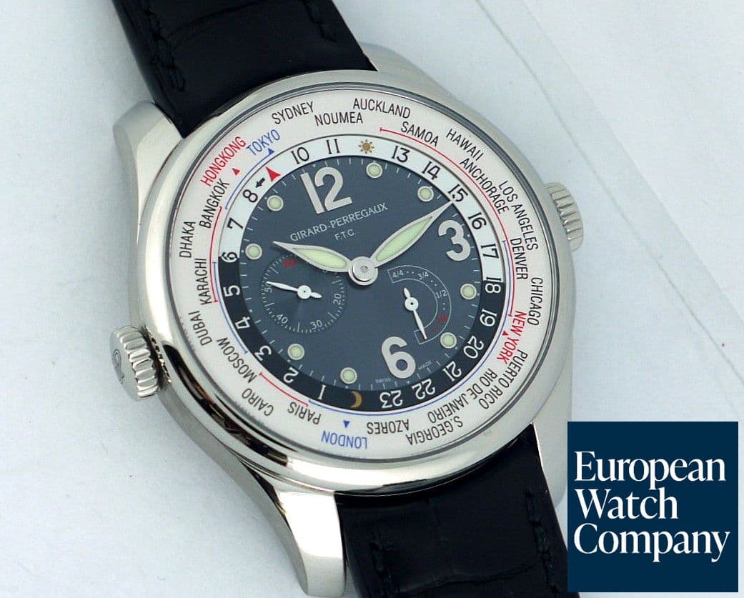 Image of Girard Perregaux World Time WW.TC Power Reserve 
Blue Dial