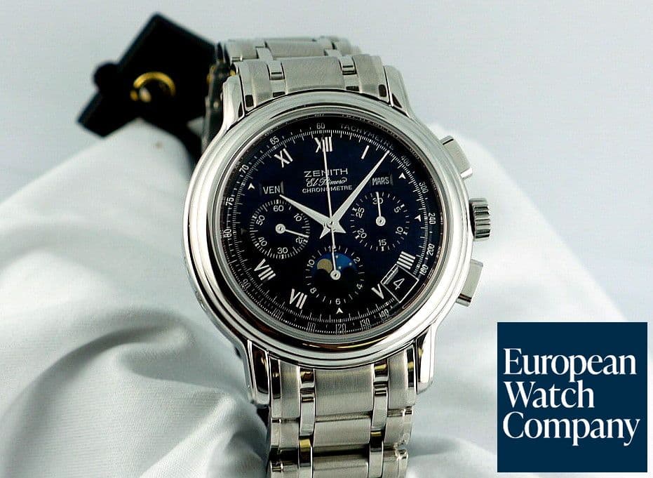 Image of Zenith Chronomaster Moon Black
SS/SS
French
