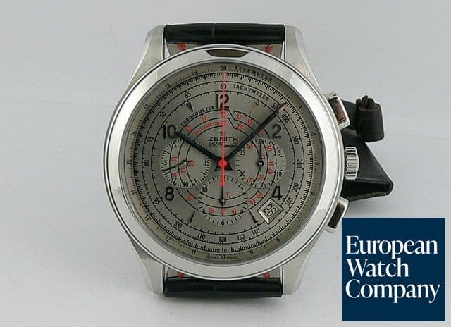 Image of Zenith Class Dark Silver
chrono 44mm
