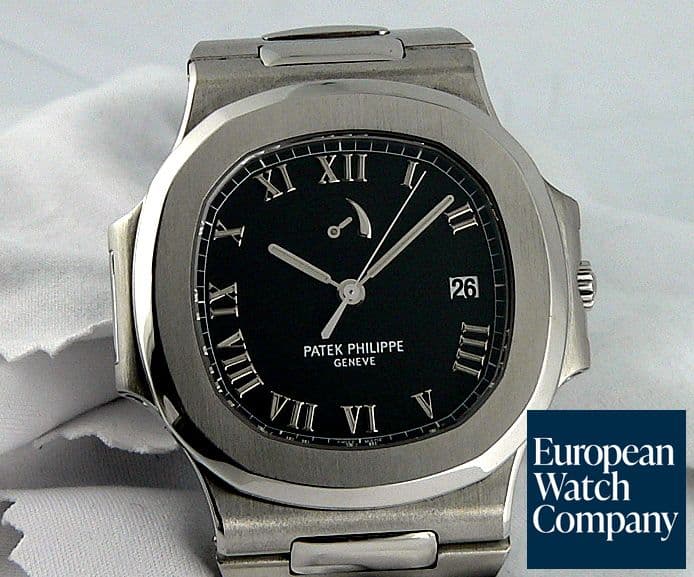 Image of Patek Philippe Nautilus Power Reserve SS Black Dial 