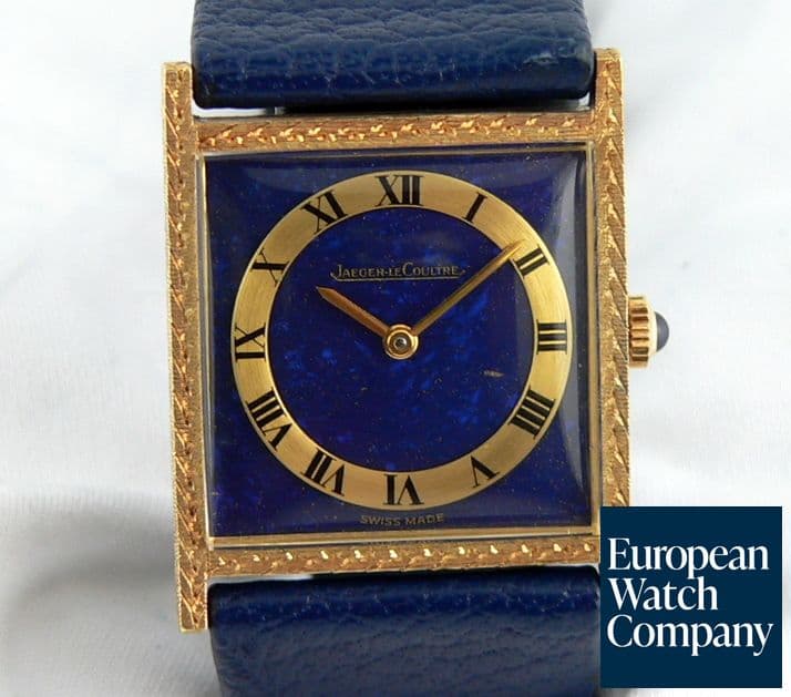 Image of Jaeger LeCoultre Vintage 18K yellow gold
Lapis dial