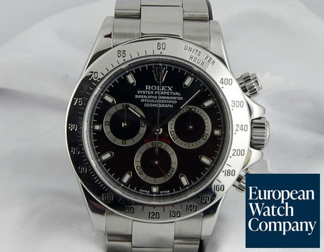 Image of Rolex Daytona SS Black Dial