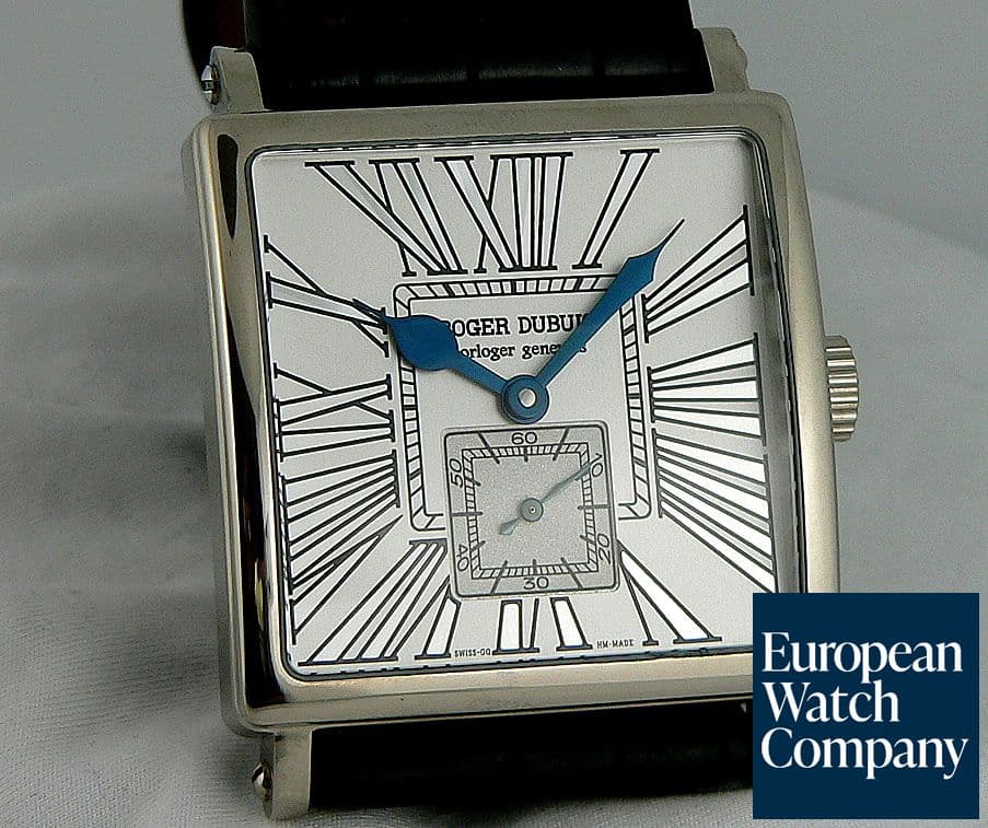 Image of Roger Dubuis Golden Square Automatic Silver Roman Dial