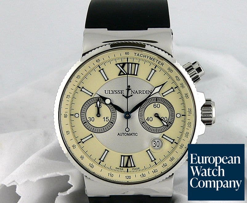 Image of Ulysse Nardin Marine Chrono SS/Rubber Strap
