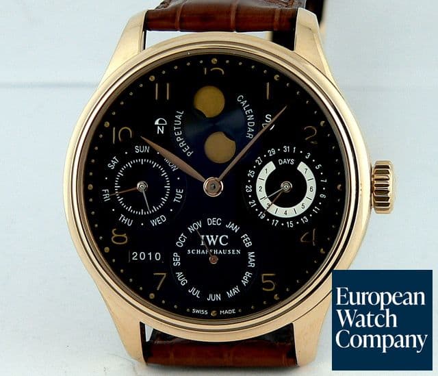 Image of IWC Portugieser Perpetual RG/Black