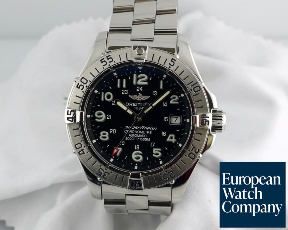 Image of Breitling Super Ocean Pro SS/SS
Black dial