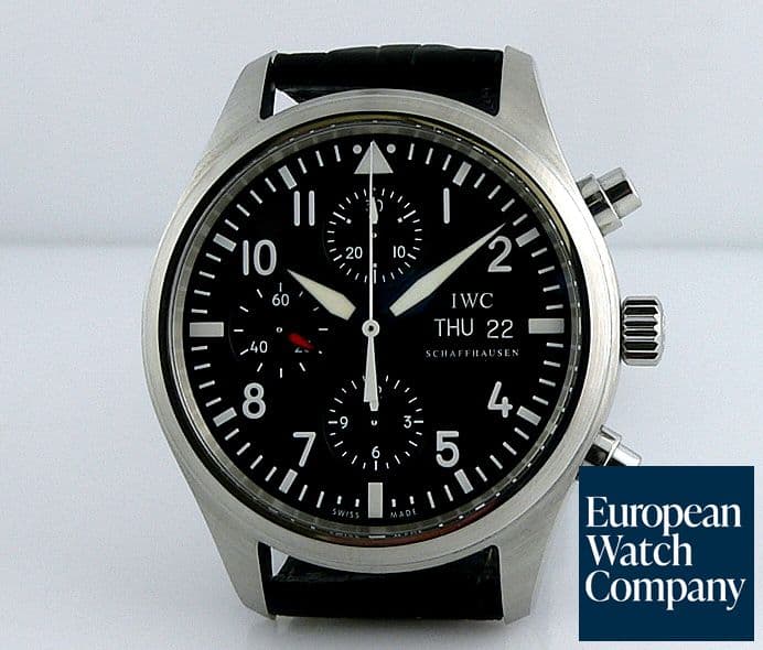 Image of IWC Fliegeruhr Chrono Black Dial 42mm