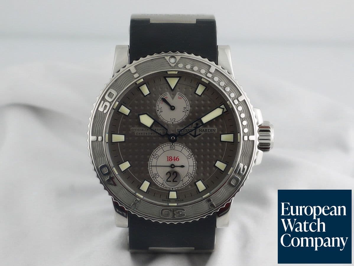 Image of Ulysse Nardin Marine Diver SS/Rubber